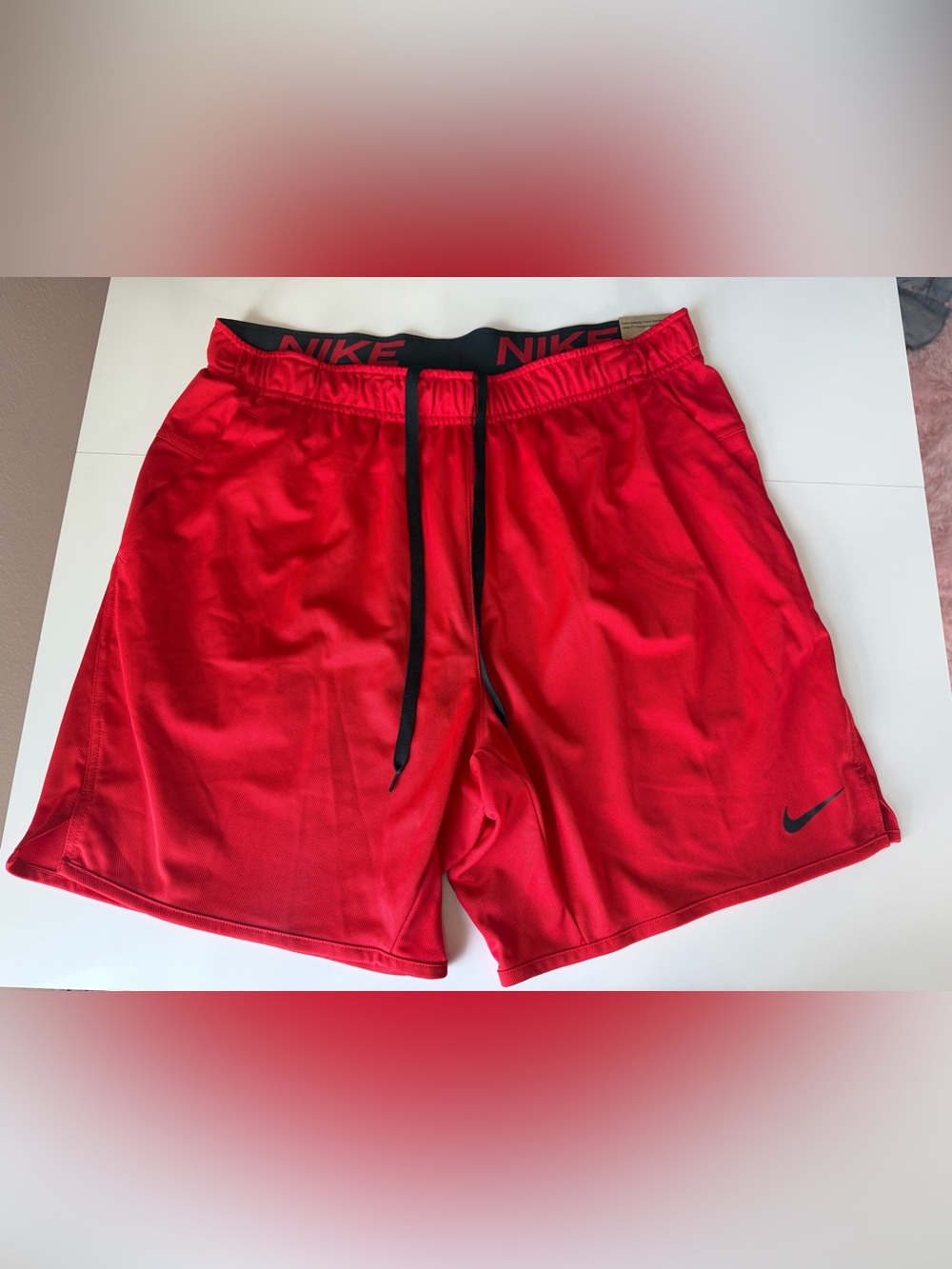 Nike Totality Dri-FIT 7” Training Shorts Red Black Men’s Large NWT